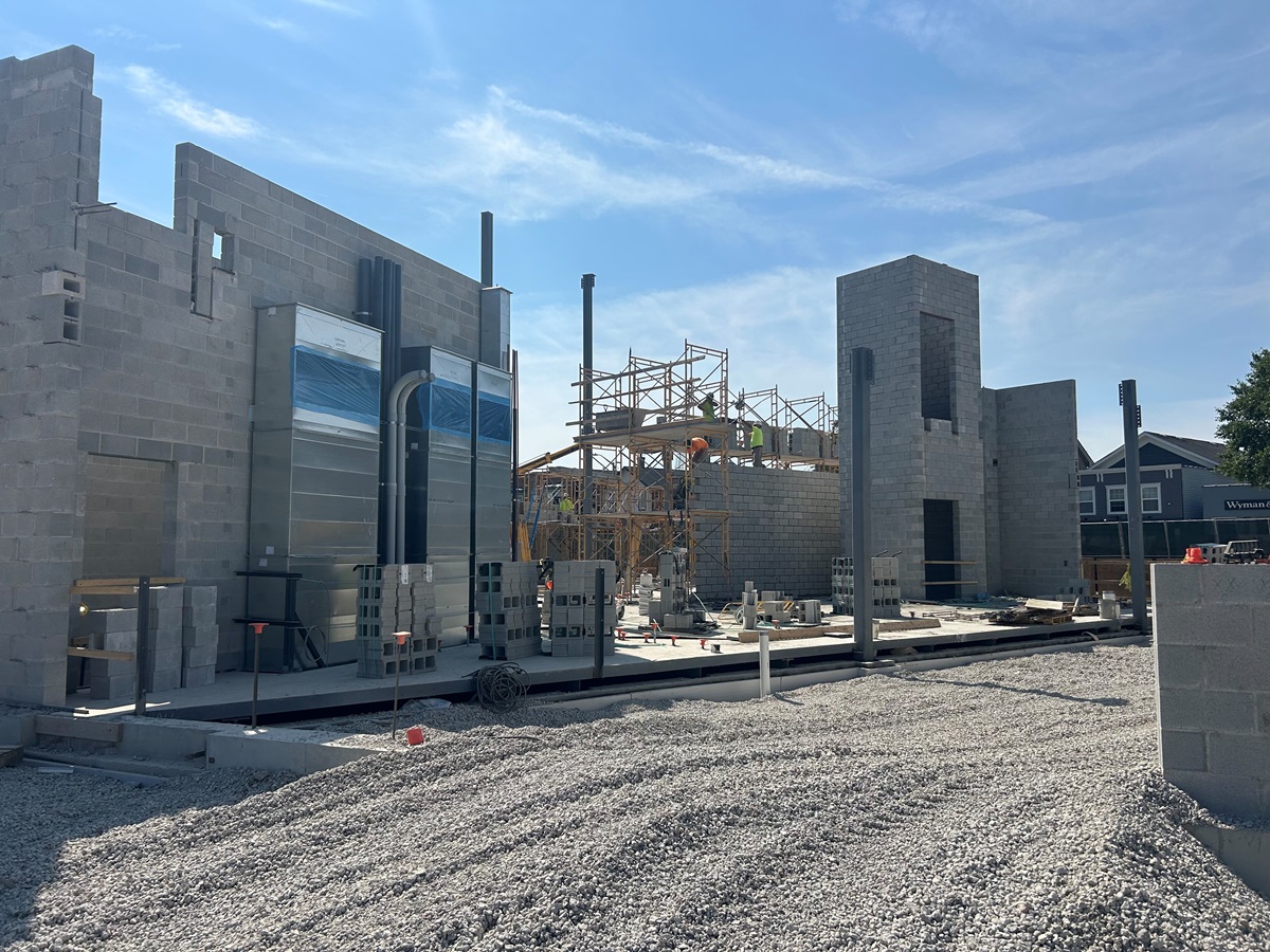 Harmony Square construction on September 18, 2024
